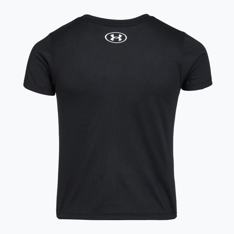 Dětské triko na trénink Under Armour Tech SSC SS black/white 2