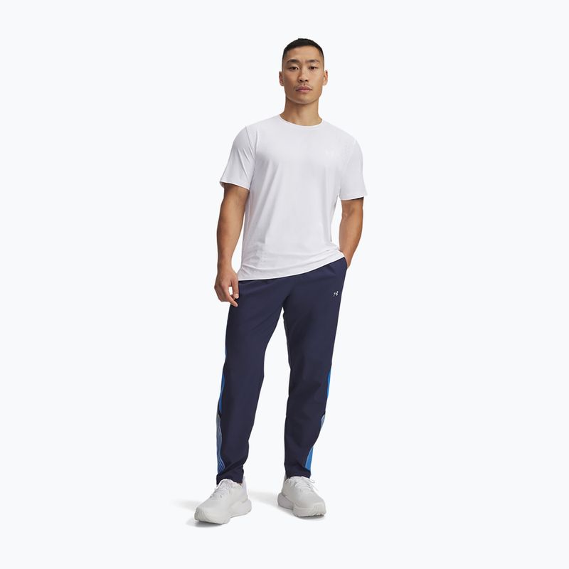 Pánské běžecké kalhoty Under Armour Velociti Storm washed navy/blue atlantis/reflective 2