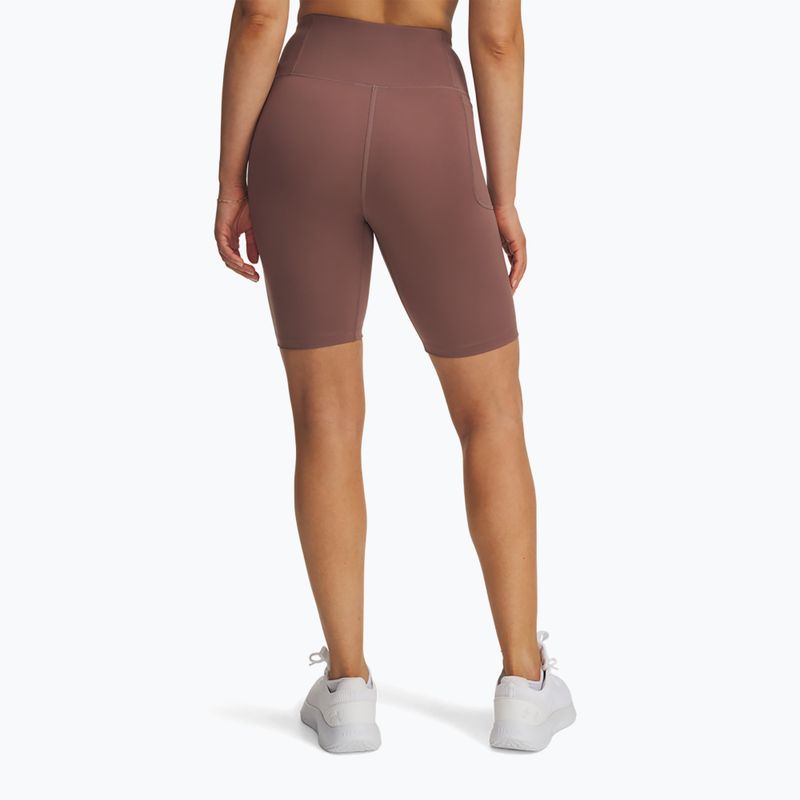 Dámské tréninkové šortky Under Armour Motion Bike EMEA sierra taupe/white 3