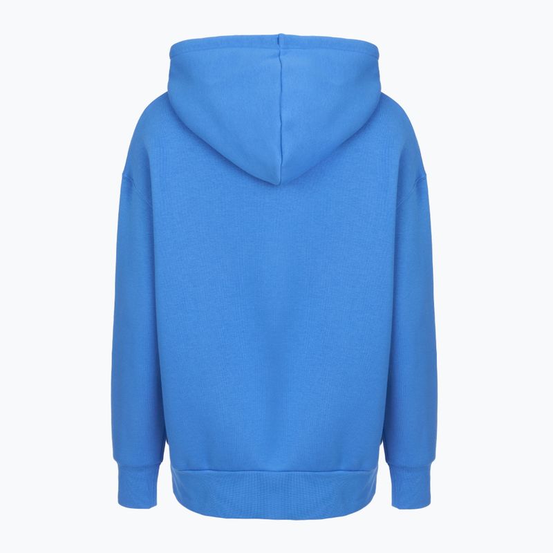 Dámská mikina Under Armour Icon Fleece Hoodie blue atlantis/white 5