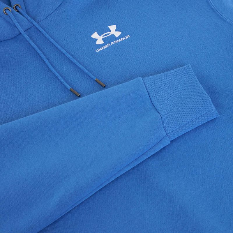 Dámská mikina Under Armour Icon Fleece Hoodie blue atlantis/white 6