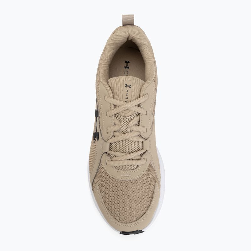 Pánské běžecké boty Under Armour Assert 11 city khaki/summit white/summit white 5