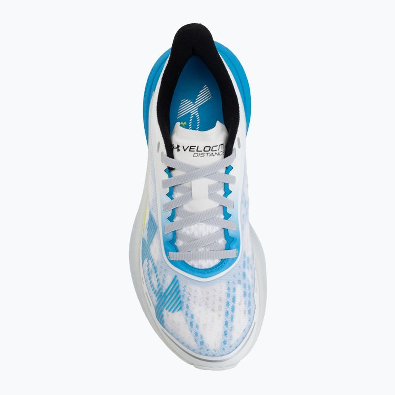 Dámské běžecké boty Under Armour Velociti Distance white/orange bloc/metallic silver 5