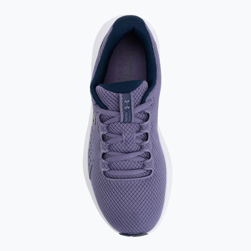 Dámské běžecké boty Under Armour Charged Surge 4 purple luxe/refresh mint 5