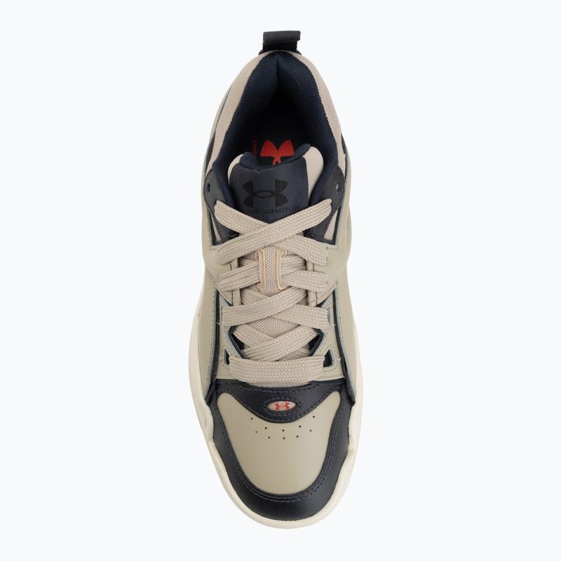 Tréninkové boty Under Armour HB-LO desert sand/stone/racer red 5