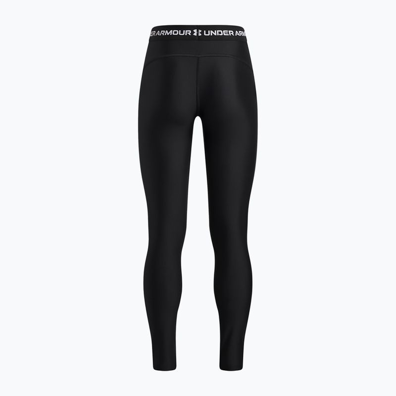 Dětské legíny Under Armour HeatGear Graphic Leggings black/white 2
