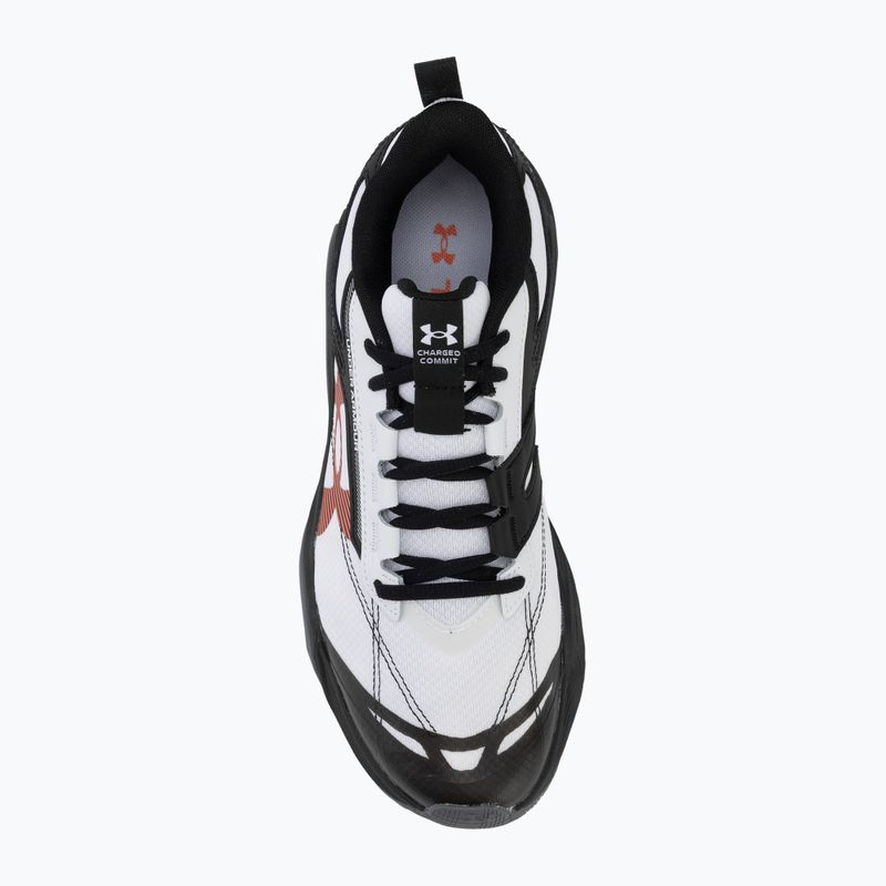 Pánské tréninkové boty Under Armour Charged Commit TR 5 white/black/venom red 5