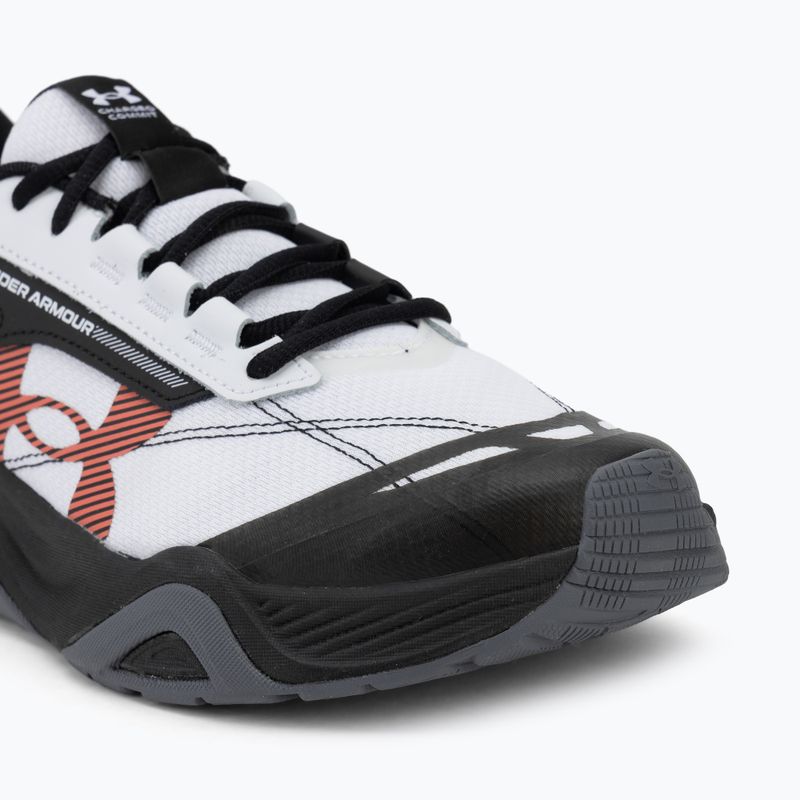 Pánské tréninkové boty Under Armour Charged Commit TR 5 white/black/venom red 7