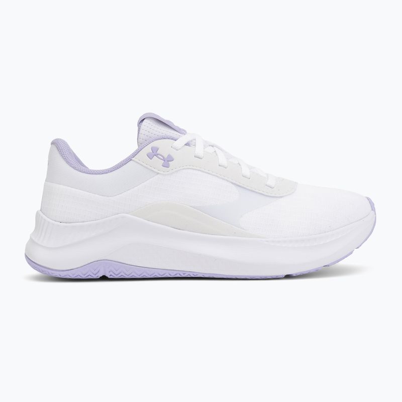 Dámské tréninkové boty Under Armour Aurora 3 white/white/purple crest 2
