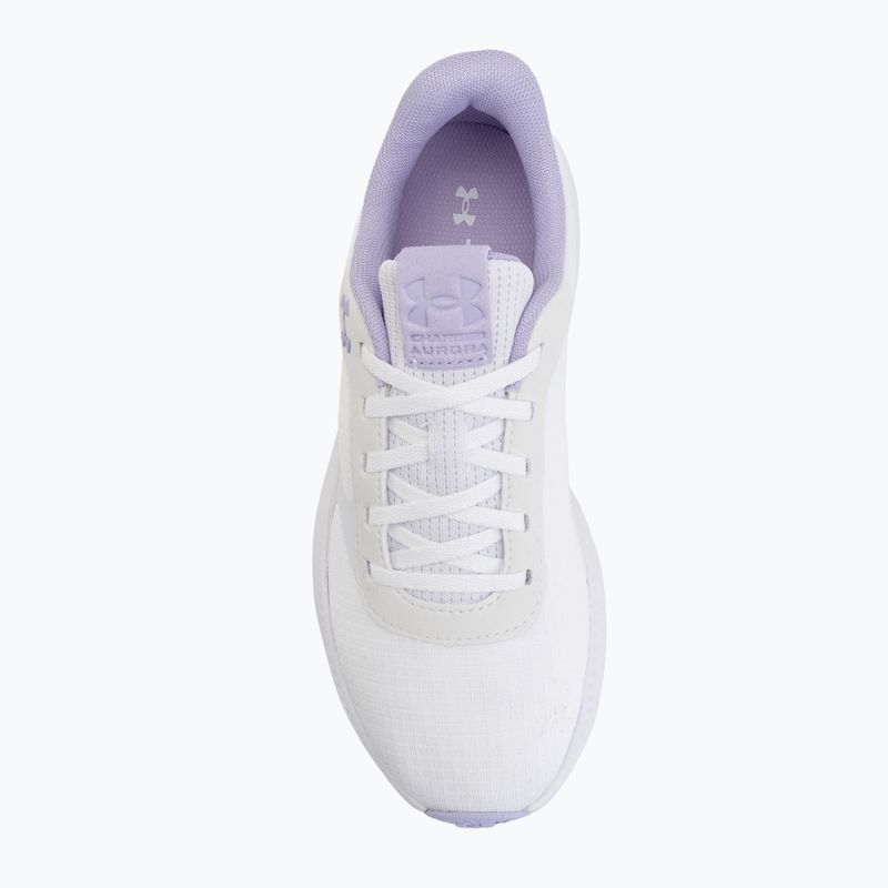 Dámské tréninkové boty Under Armour Aurora 3 white/white/purple crest 5