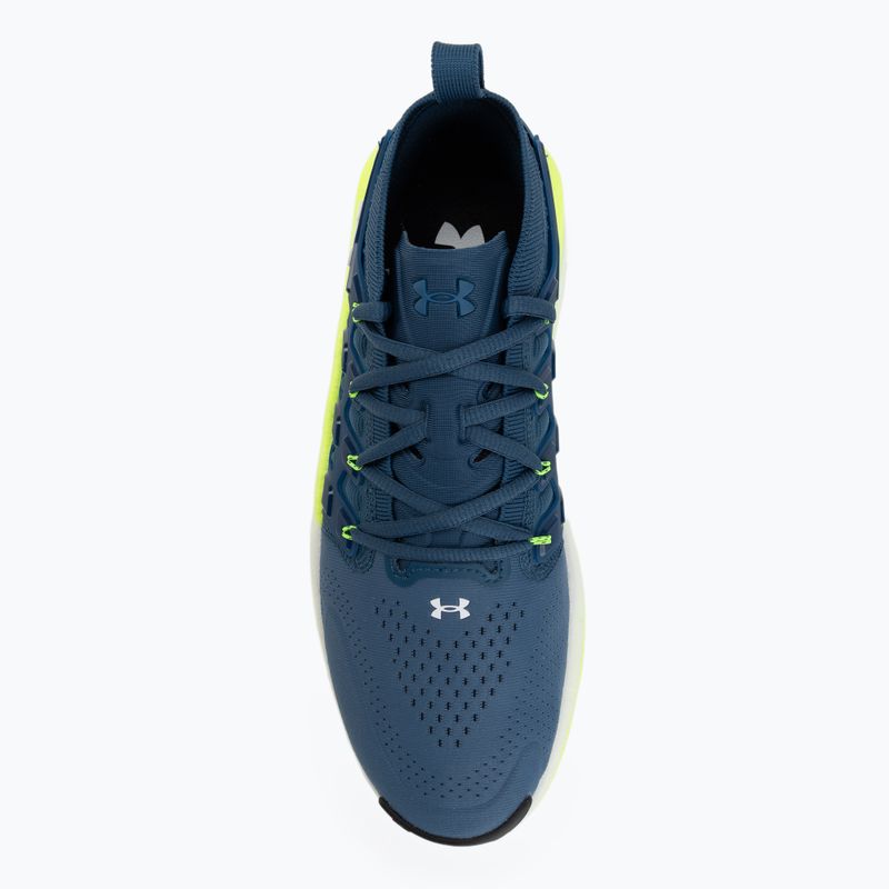 Pánské tréninkové boty Under Armour Phantom X Ultimate Wham Blue/Hyper Green/White 5