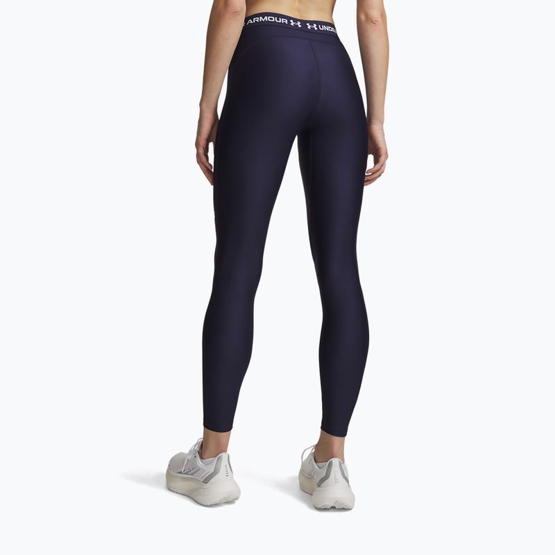 Dámské tréninkové legíny Under Armour HeatGear Leggings midnight navy/white 3