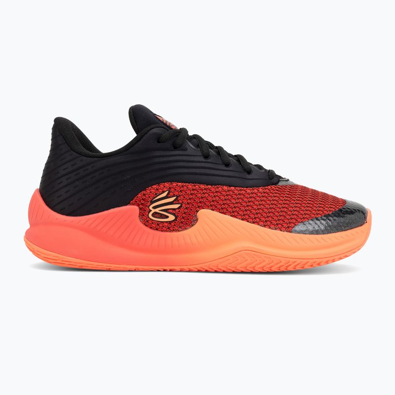 Basketbalové boty Under Armour Curry Splash 26 black/electric tangerine/racer red 2