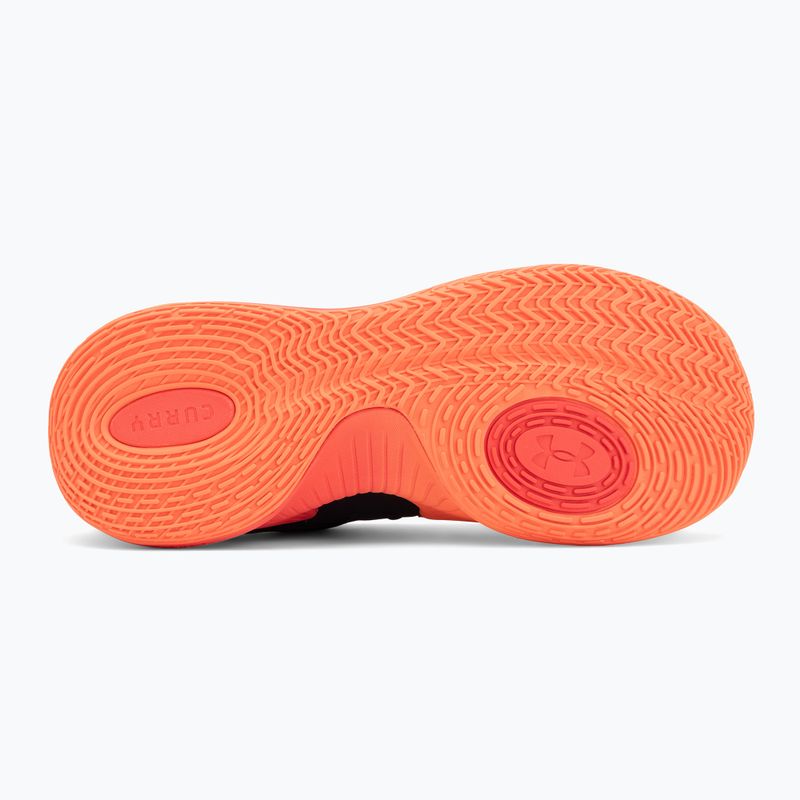 Basketbalové boty Under Armour Curry Splash 26 black/electric tangerine/racer red 4