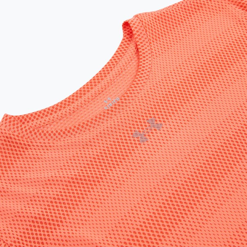 Dámské běžecké tričko Under Armour Velociti electric tangerine/black/green mode 3