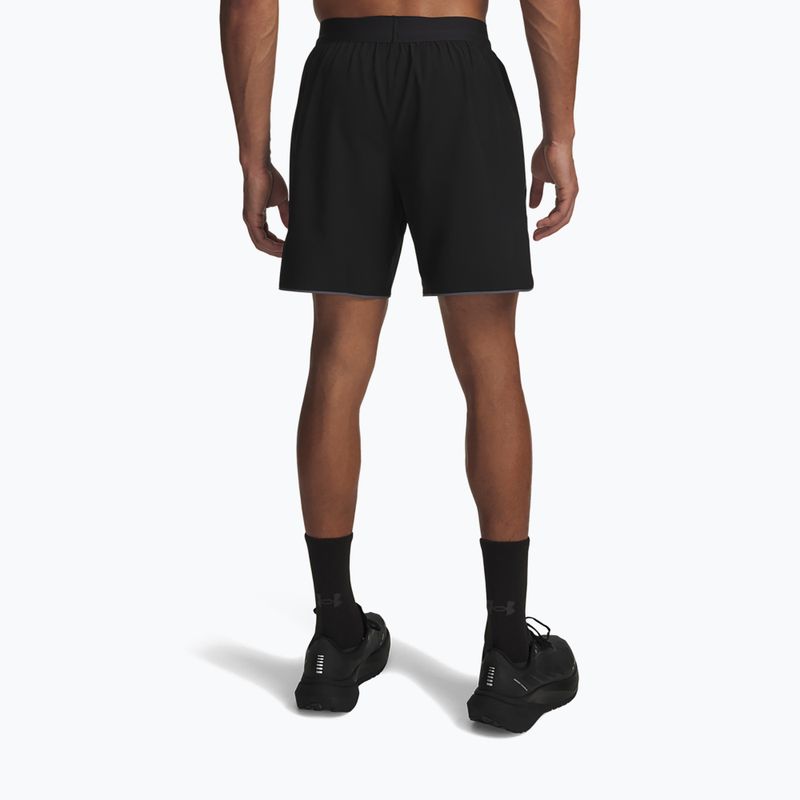 Pánské běžecké šortky Under Armour Velociti Pro 2IN1 Shorts ultimate black/reflective 3