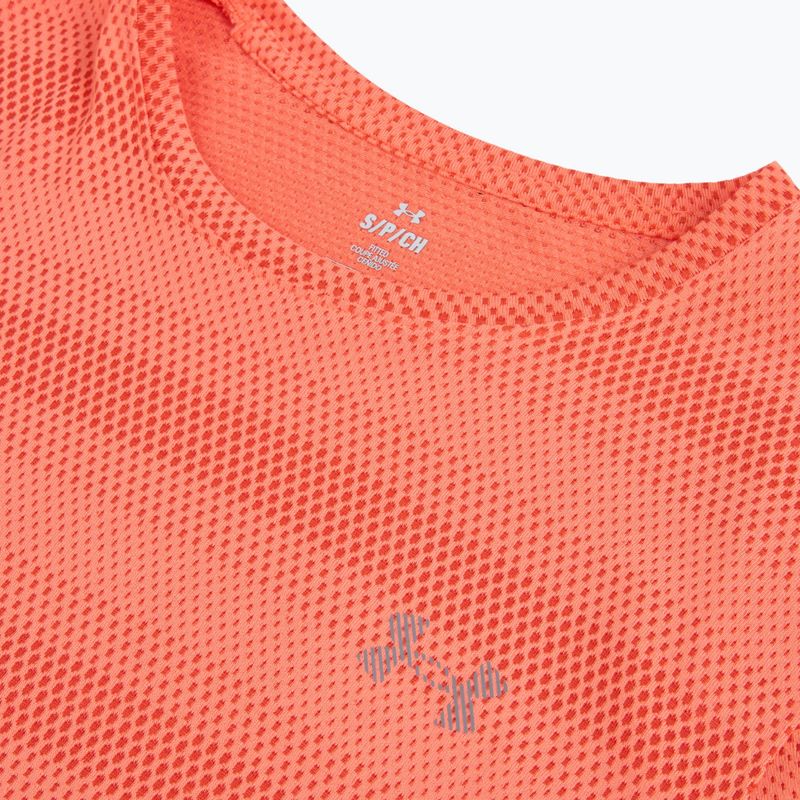 Pánské běžecké tričko Under Armour Velociti electric tangerine/black/green mode 3