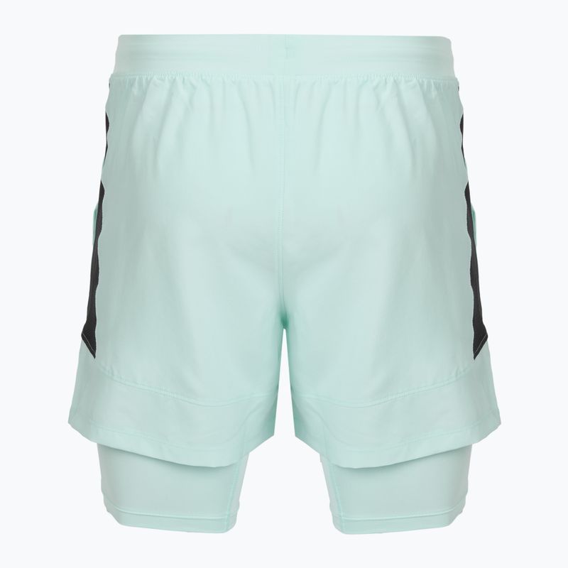 Pánské běžecké šortky Under Armour Launch 5" 2IN1 refresh mint/castlerock 2