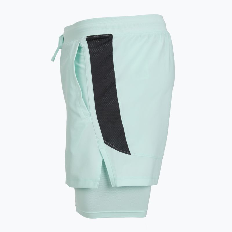 Pánské běžecké šortky Under Armour Launch 5" 2IN1 refresh mint/castlerock 4