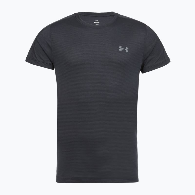 Pánské běžecké tričko Under Armour Velociti Reflect black/black/metallic silver