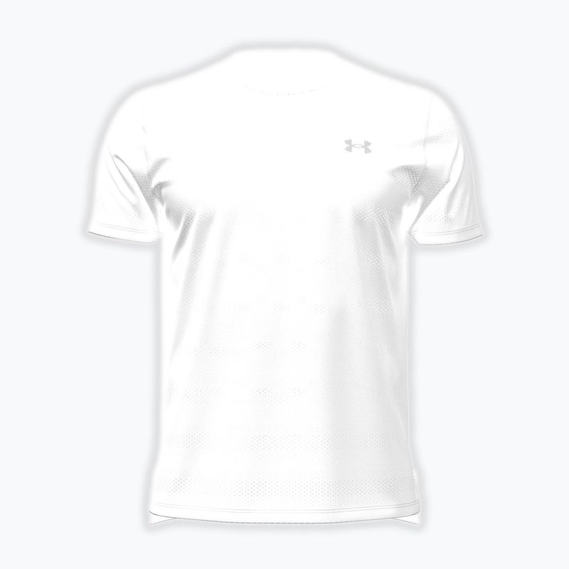 Pánské běžecké tričko Under Armour Velociti white/black/distant gray 5