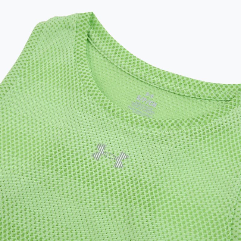 Dámské běžecké tričko Under Armour Velociti Singlet lumos lime/white 3