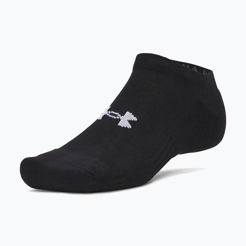 Pánské ponožky Under Armour Performance Cotton NS 3 pairs ultimate black/ultimate black/white 2