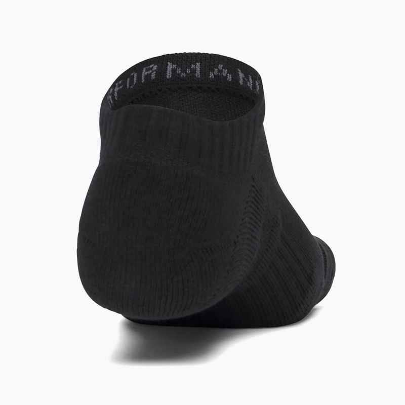 Pánské ponožky Under Armour Performance Cotton NS 3 pairs ultimate black/ultimate black/white 3