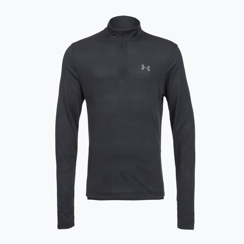 Pánská běžecká mikina Under Armour Velociti 1/4 Zip black/black/metallic silver