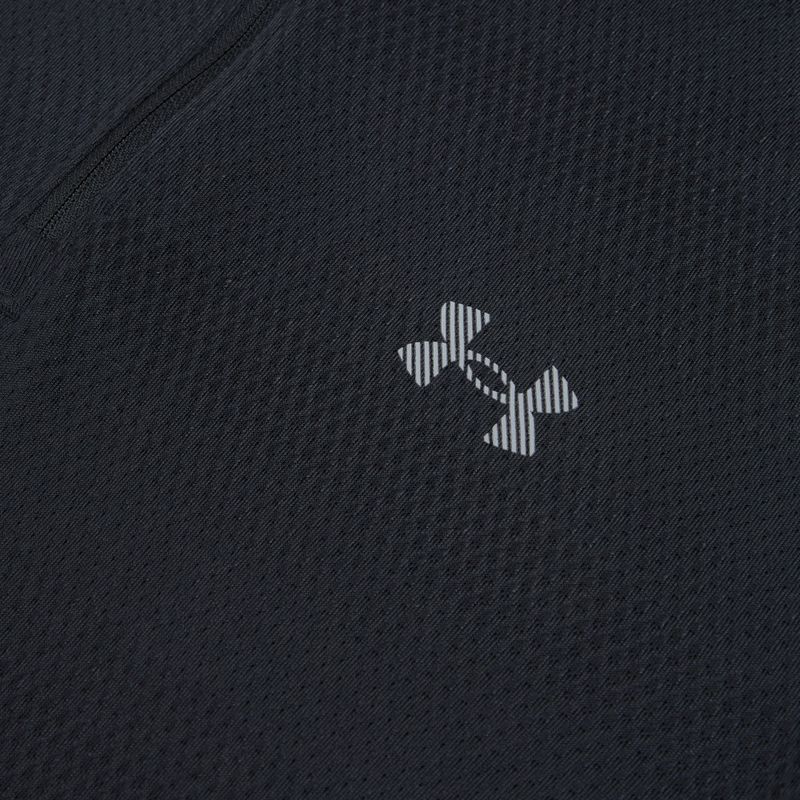 Pánská běžecká mikina Under Armour Velociti 1/4 Zip black/black/metallic silver 3