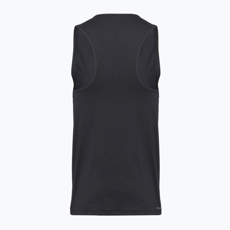 Pánské běžecké tričko Under Armour Velociti Pro Singlet black/black/metallic silver 2