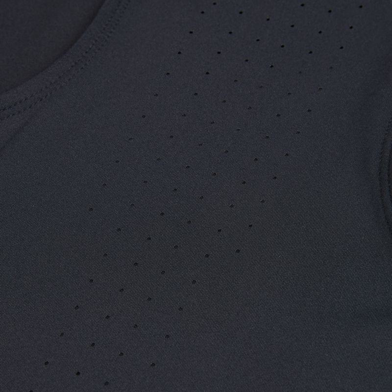 Pánské běžecké tričko Under Armour Velociti Pro Singlet black/black/metallic silver 4