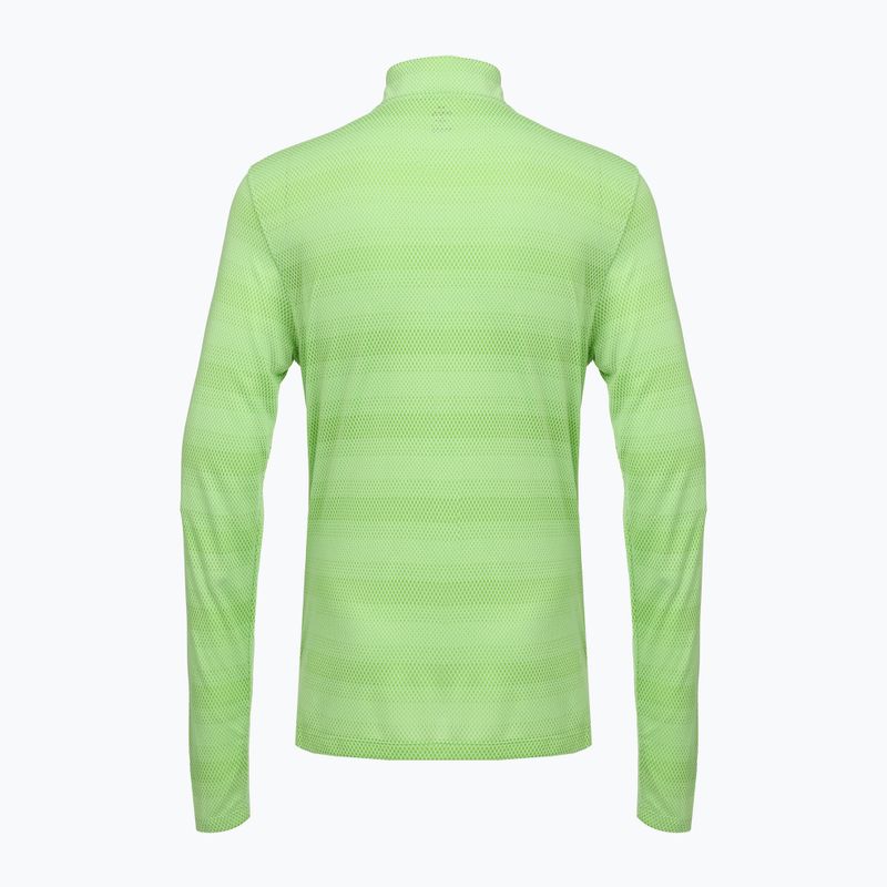 Pánská běžecká mikina Under Armour Velociti 1/4 Zip lumos lime/white 2