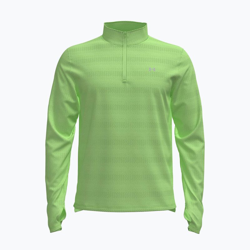 Pánská běžecká mikina Under Armour Velociti 1/4 Zip lumos lime/white