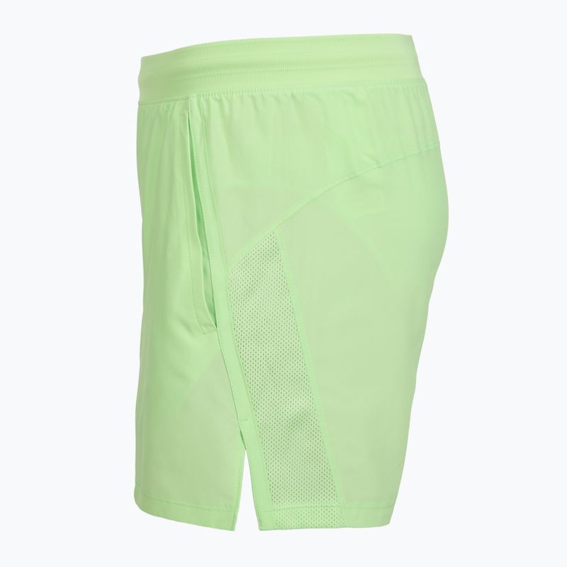 Pánské běžecké šortky Under Armour Launch 5" lumos lime/white 4