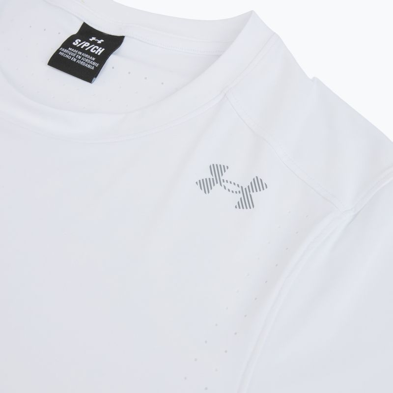 Pánské běžecké tričko Under Armour Velociti Pro white/black/distant gray 3