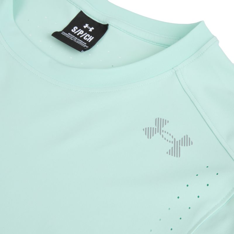 Pánské běžecké tričko Under Armour Velociti Pro refresh mint/castlerock 3