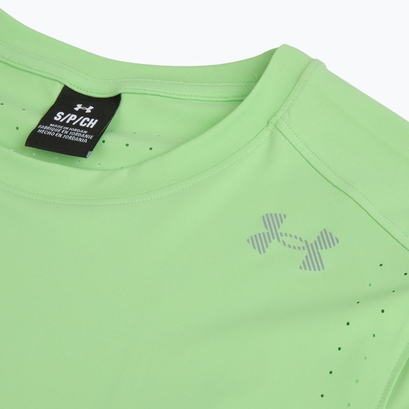 Pánské běžecké tričko Under Armour Velociti Pro lumos lime/white 3