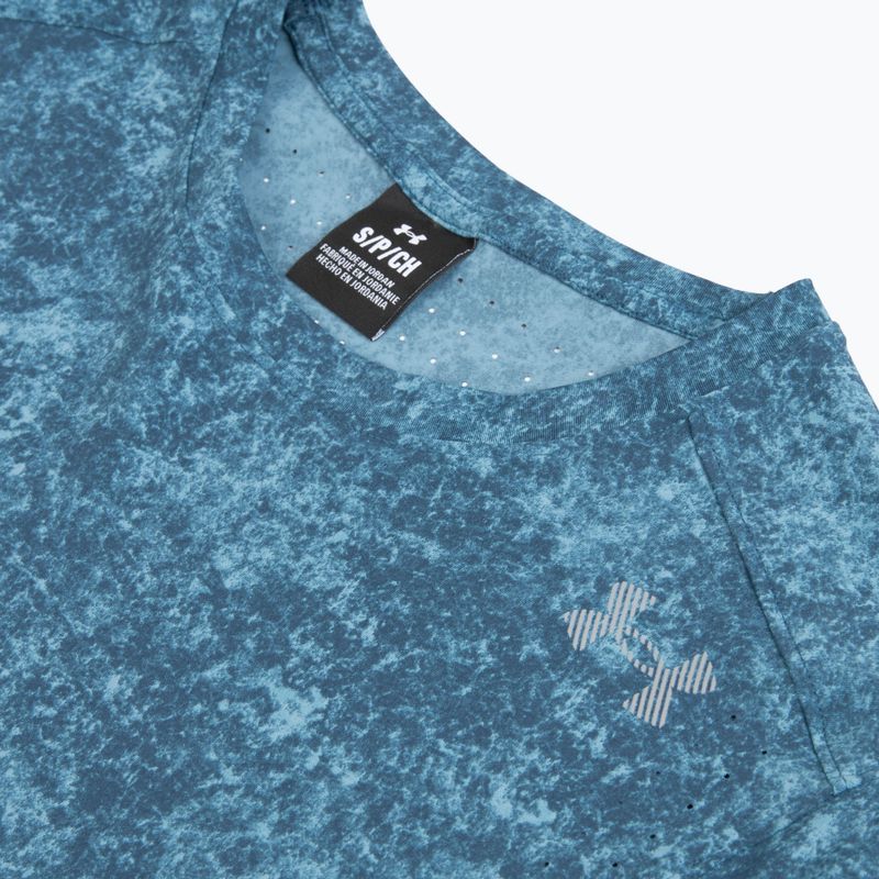 Pánské běžecké tričko Under Armour Velociti Pro Print wham blue/boundless blue/black 3
