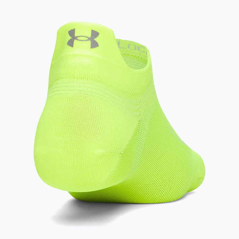 Ponožky Under Armour Velociti Lite S high vis yellow/high vis yellow/white 2