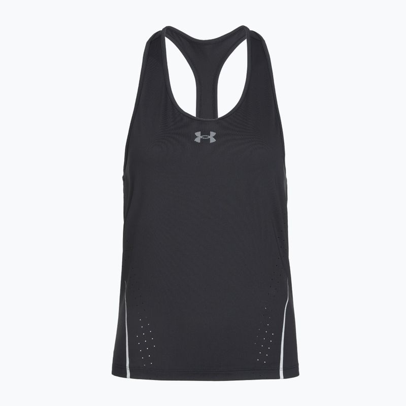 Dámské běžecké tričko Under Armour Velociti Pro Tank black/black/metallic silver 2