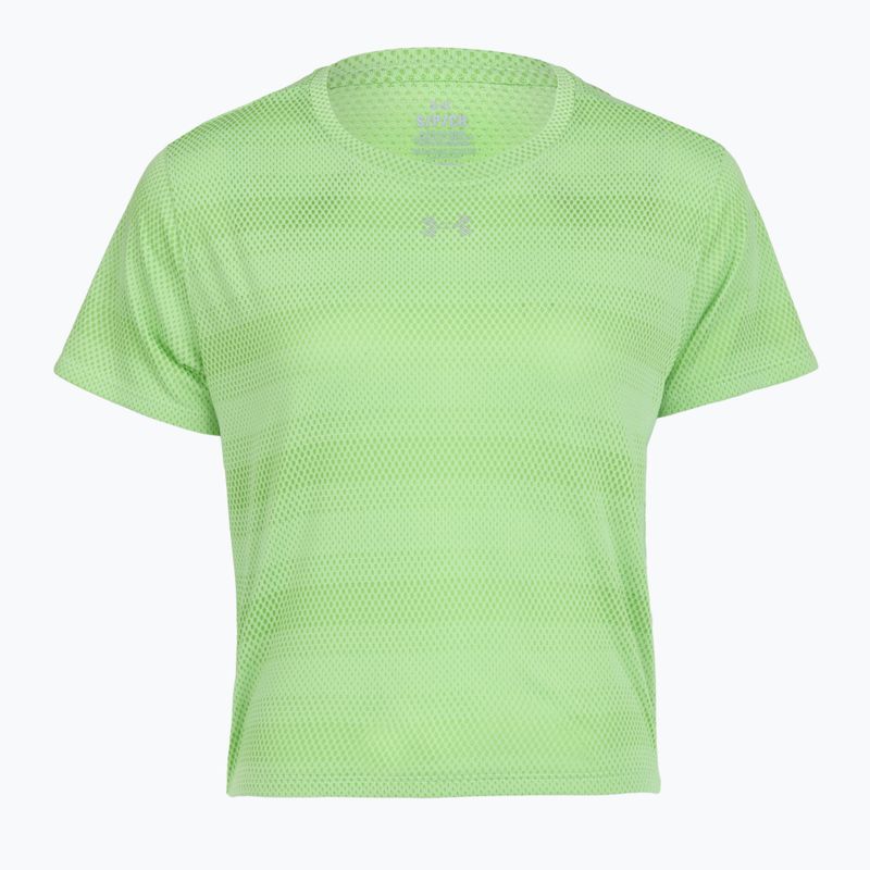 Dámské běžecké tričko Under Armour Velociti lumos lime/white
