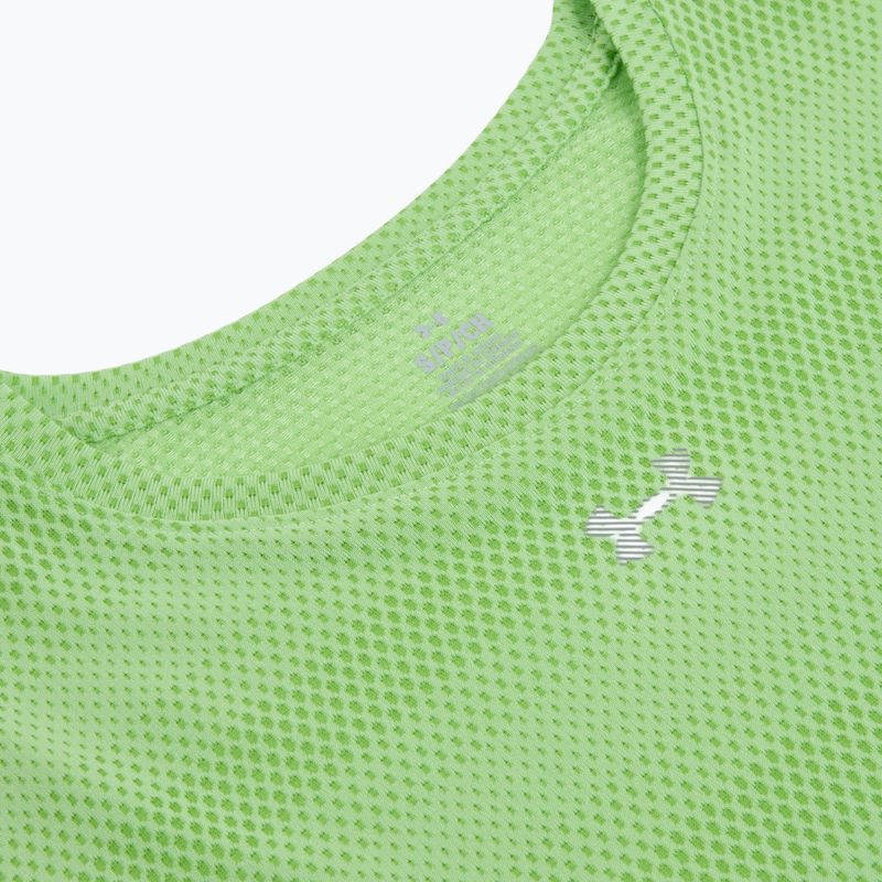 Dámské běžecké tričko Under Armour Velociti lumos lime/white 3