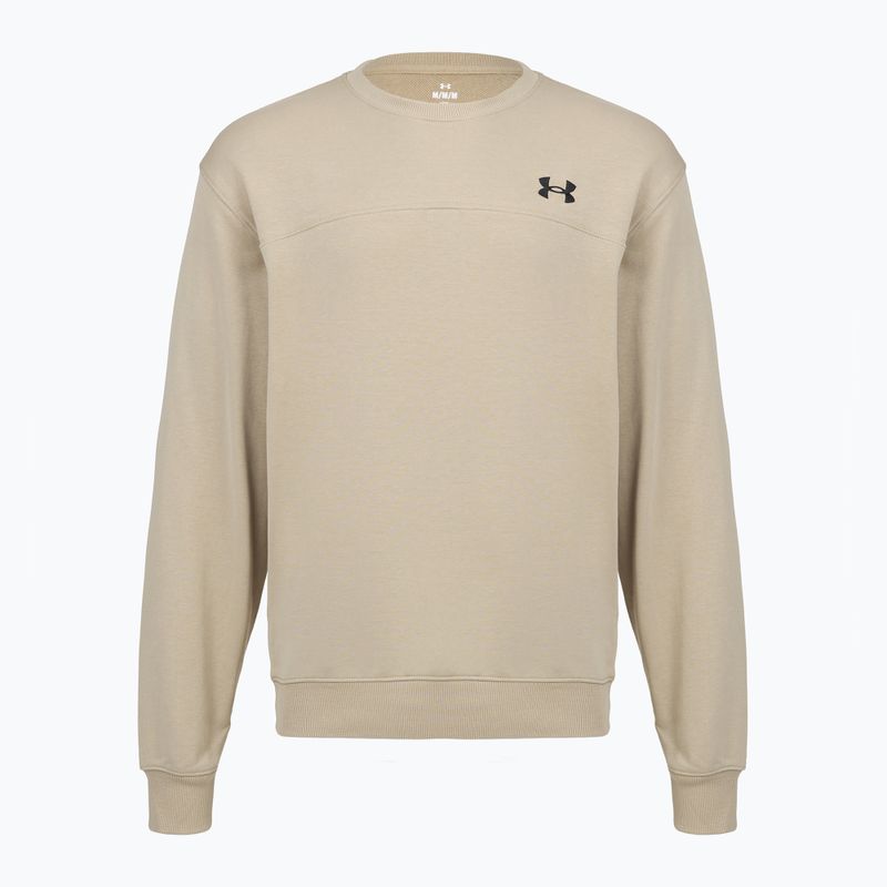Pánská mikina Under Armour Rival LW Crew city khaki/black