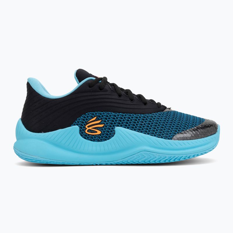 Basketbalové boty Under Armour Curry Splash 26 black/blue blur/blaze orange 2