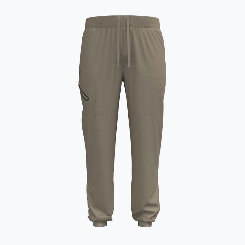 Pánské tréninkové kalhoty Under Armour Unstoppable Joggers city khaki/black 5