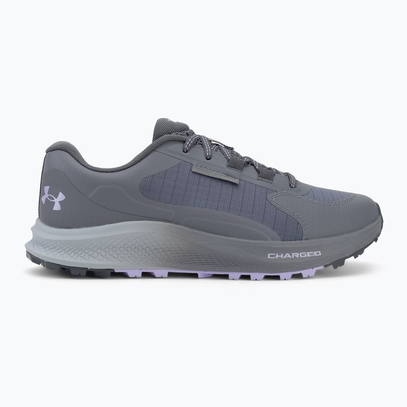 Dámské běžecké boty  Under Armour Charged Bandit Trail 3 titan grey/castlerock/purple crest 2