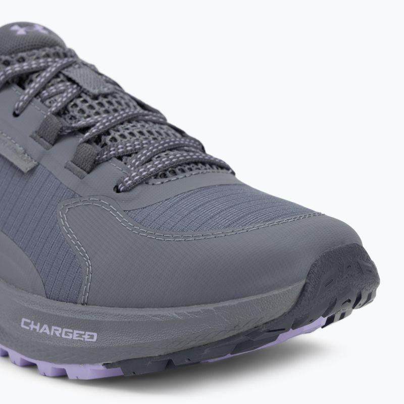 Dámské běžecké boty  Under Armour Charged Bandit Trail 3 titan grey/castlerock/purple crest 7
