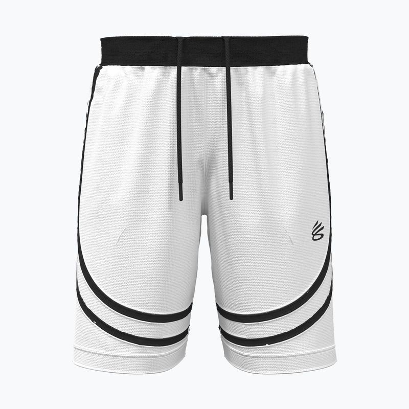 Pánské basketbalové šortky Under Armour Curry Signature white/black