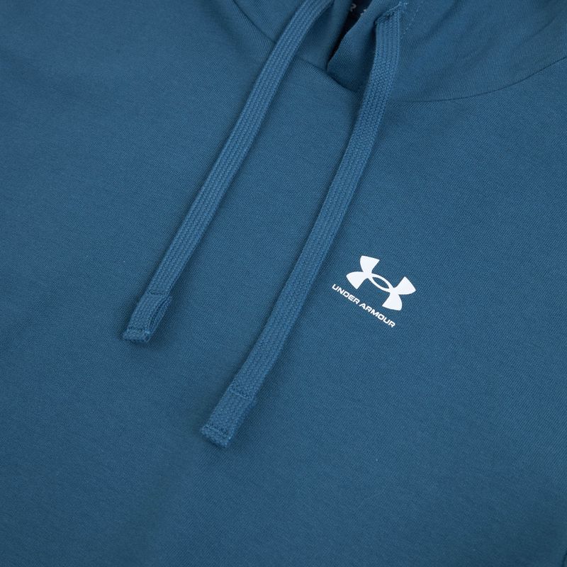 Dámská mikina Under Armour Sport Terry Hoodie wham blue/white 3